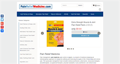 Desktop Screenshot of painreliefmedicine.com