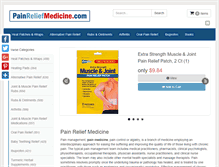Tablet Screenshot of painreliefmedicine.com